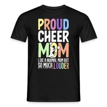 Pom-pom girl pom-pom girl - T-shirt homme - noir - Devant - AI Model Male 178 light (178cm)