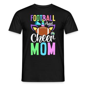 Fußballspieler Cheerleader Cheerleader - Männer T-Shirt - Schwarz - Vorne - AI Model Male 178 light (178cm)