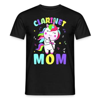 Clarinetist Clarinetist - Men's T-Shirt - black - Front - AI Model Male 178 light (178cm)