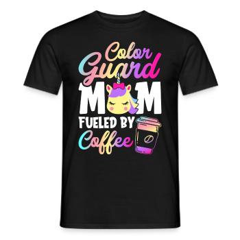 Female Flag Guard - Men's T-Shirt - black - Front - AI Model Male 178 light (178cm)