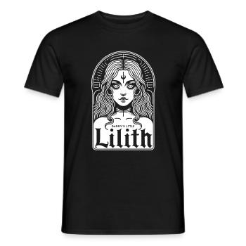 Lilith, Démon, Gothique, Mythologie, Folklore, - T-shirt homme - noir - Devant - AI Model Male 178 light (178cm)