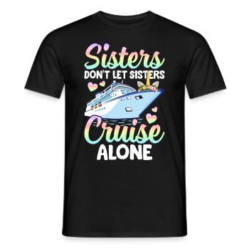 Cruise Girl Vacation - Men's T-Shirt - black - Front - AI Model Male 178 light (178cm)