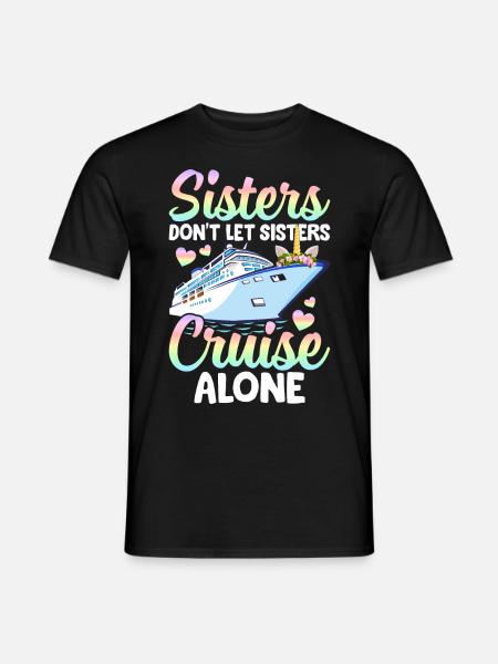Cruise Girl Vacation - Men's T-Shirt - black