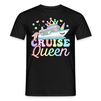 Kreuzfahrt-Urlaub - Männer T-Shirt - Schwarz - Vorne - AI Model Male 178 light (178cm)