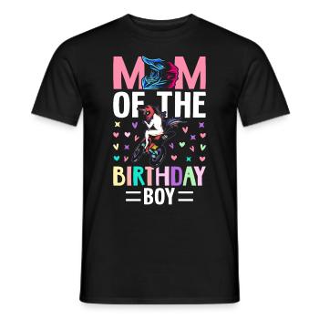 Dirt Bike Dirt Biker - Men's T-Shirt - black - Front - AI Model Male 178 light (178cm)