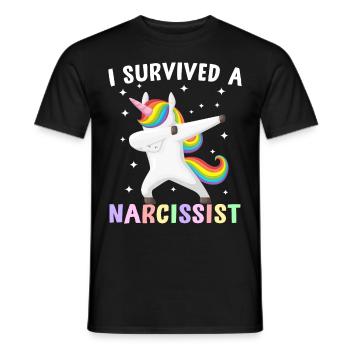 Lustige Scheidung Feminist - Männer T-Shirt - Schwarz - Vorne - AI Model Male 178 light (178cm)