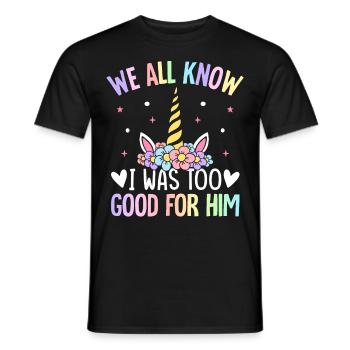 Divorce Party Celebration - Men's T-Shirt - black - Front - AI Model Male 178 light (178cm)