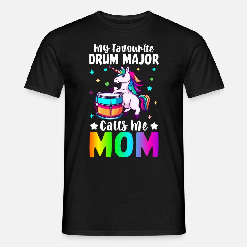 Drummer Drummer Mom - Men's T-Shirt - black