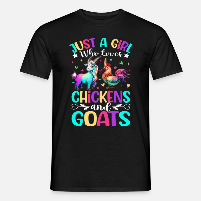 Weibliche Nutztiere - Männer T-Shirt - Schwarz