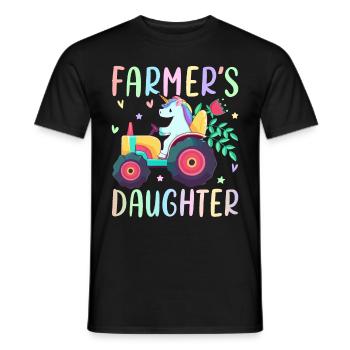 Landwirt Landwirtschaft - Männer T-Shirt - Schwarz - Vorne - AI Model Male 178 light (178cm)