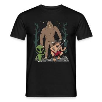 Folklore Fabelwesen Indianer - Männer T-Shirt - Schwarz - Vorne - AI Model Male 178 light (178cm)