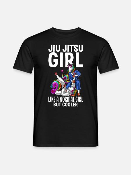 BJJ Mädchen Kampfsport - Männer T-Shirt - Schwarz