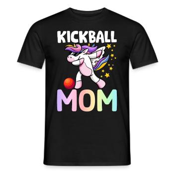 Joueur de kickball - T-shirt homme - noir - Devant - AI Model Male 178 light (178cm)