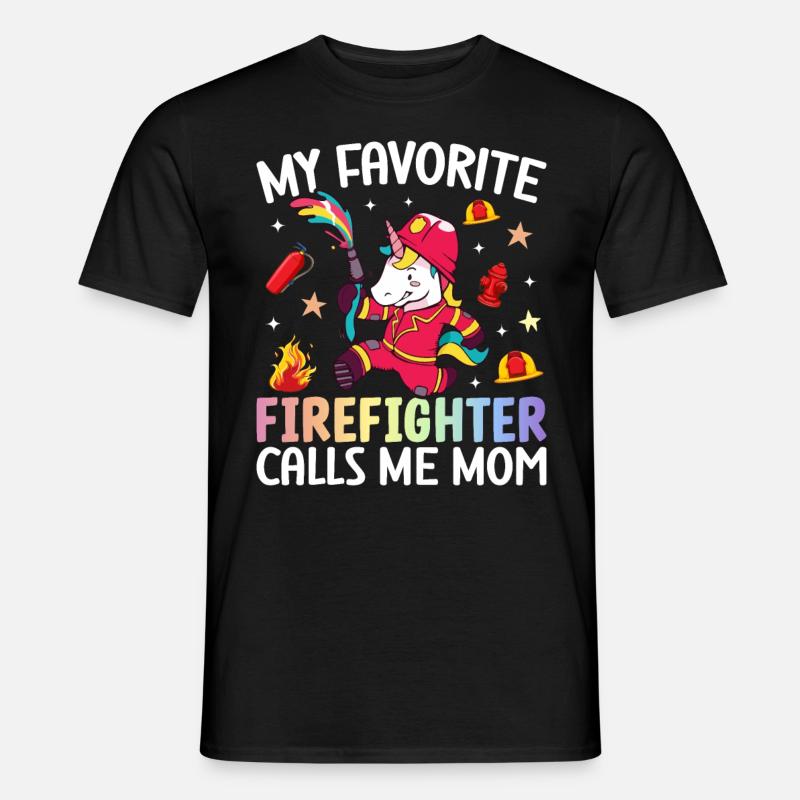 Brandbekämpfung - Männer T-Shirt - Schwarz