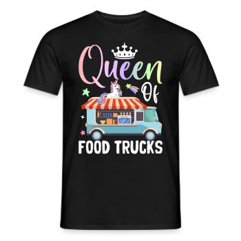 Female - Men's T-Shirt - black - Front - AI Model Male 178 light (178cm)