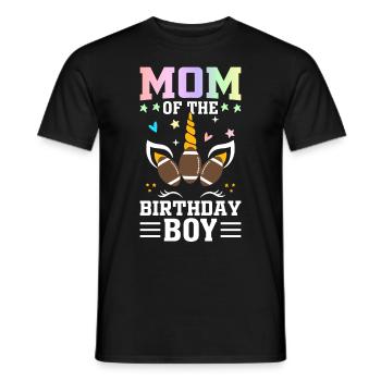 Maman joueuse de football - T-shirt homme - noir - Devant - AI Model Male 178 light (178cm)
