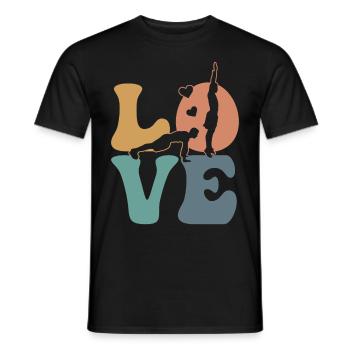 Burpees Workout Gym - T-shirt homme - noir - Devant - AI Model Male 178 light (178cm)