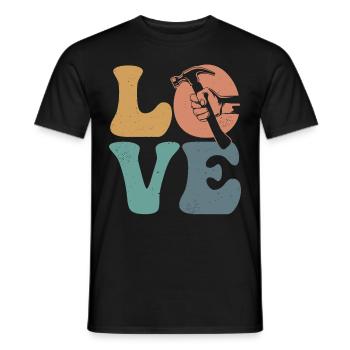 Schreiner Holzbearbeitung Holzarbeiter Schreinerei - Männer T-Shirt - Schwarz - Vorne - AI Model Male 178 light (178cm)