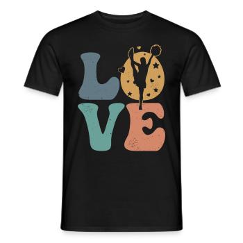 Cheerleader Cheerleading Cheer - Männer T-Shirt - Schwarz - Vorne - AI Model Male 178 light (178cm)