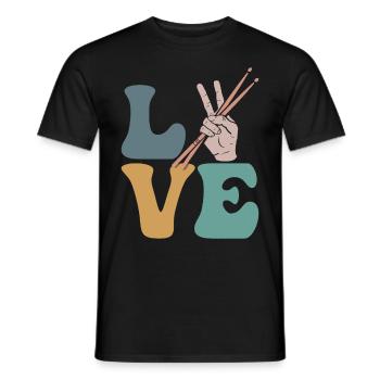 Batteurs Tambours Tambours - T-shirt homme - noir - Devant - AI Model Male 178 light (178cm)