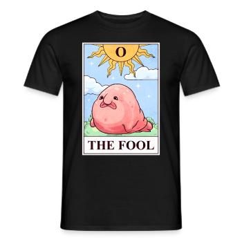 Blobfish Tarotkarte - Männer T-Shirt - Schwarz - Vorne - AI Model Male 178 light (178cm)