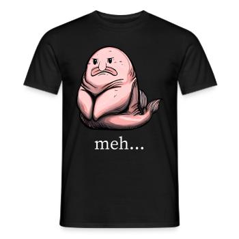 Lustige Blobfische - Männer T-Shirt - Schwarz - Vorne - AI Model Male 178 light (178cm)