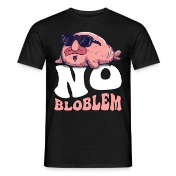 Groovy Blobfisch - Männer T-Shirt - Schwarz - Vorne - AI Model Male 178 light (178cm)