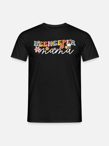 Groovy Beekeeping Mom - Men's T-Shirt - black