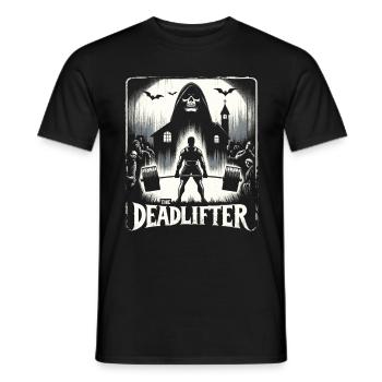 Horrifying Deadlifter Bodybuilding Workout - Männer T-Shirt - Schwarz - Vorne - AI Model Male 178 light (178cm)