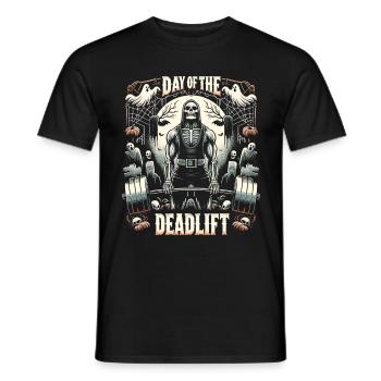 Horror Deadlifter Deadlift Bodybuilding Workout - Männer T-Shirt - Schwarz - Vorne - AI Model Male 178 light (178cm)