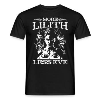 Lilith, Démon, Gothique, Mythologie, Folklore, - T-shirt homme - noir - Devant - AI Model Male 178 light (178cm)