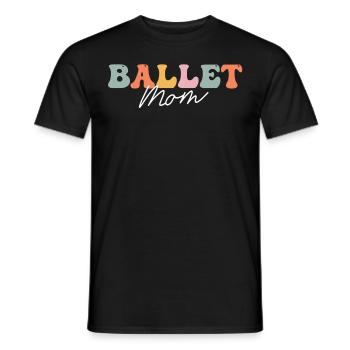 Groovy Ballerina Balletttänzerin - Männer T-Shirt - Schwarz - Vorne - AI Model Male 178 light (178cm)