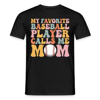Maman Groovy - T-shirt homme - noir - Devant - AI Model Male 178 light (178cm)