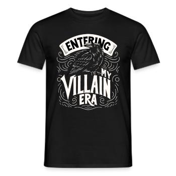 Eintritt In Meine Schurken-ära Krähe Rabe - Männer T-Shirt - Schwarz - Vorne - AI Model Male 178 light (178cm)