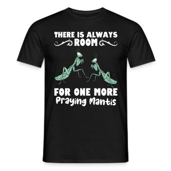 Insect Entomologist Entomology Praying Mantis - Men's T-Shirt - black - Front - AI Model Male 178 light (178cm)