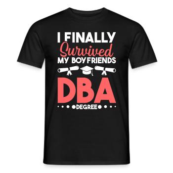 Director of Business Administration Profession - Men's T-Shirt - black - Front - AI Model Male 178 light (178cm)