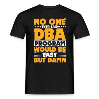 Director of Business Administration Profession - Men's T-Shirt - black - Front - AI Model Male 178 light (178cm)