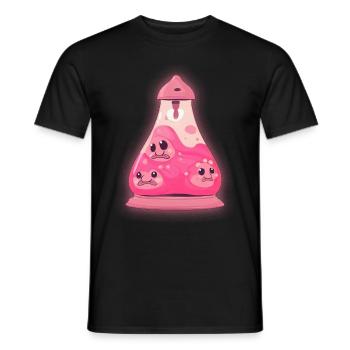 Kawaii Blobfish Lava Lamp - Men's T-Shirt - black - Front - AI Model Male 178 light (178cm)