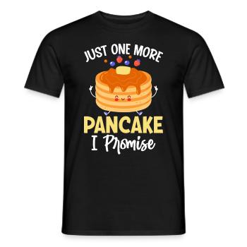 Funny Pancake Maker - Men's T-Shirt - black - Front - AI Model Male 178 light (178cm)