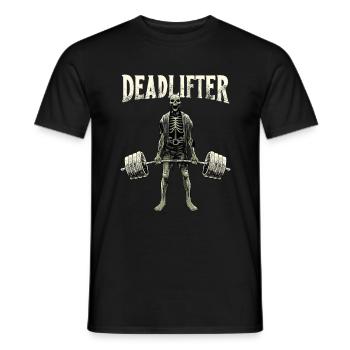 Entraînement Entraînement Fitness Lifting Gym - T-shirt homme - noir - Devant - AI Model Male 178 light (178cm)