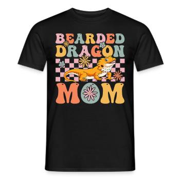 Groovy Eidechsenliebhaber - Männer T-Shirt - Schwarz - Vorne - AI Model Male 178 light (178cm)