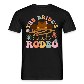 Groovy Brautparty Pferdeliebhaber - Männer T-Shirt - Schwarz - Vorne - AI Model Male 178 light (178cm)