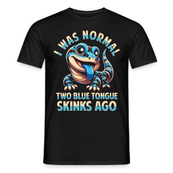 Eidechsensammler Reptilienliebhaber - Männer T-Shirt - Schwarz - Vorne - AI Model Male 178 light (178cm)