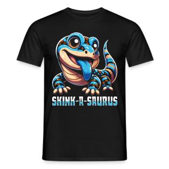 Eidechsensammler Reptilienliebhaber - Männer T-Shirt - Schwarz - Vorne - AI Model Male 178 light (178cm)