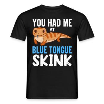 Eidechsensammler Reptilienliebhaber - Männer T-Shirt - Schwarz - Vorne - AI Model Male 178 light (178cm)