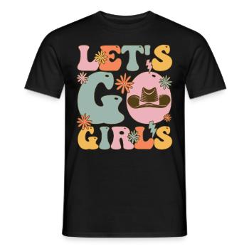 Groovy Bride Brautparty Junggesellenabschied - Männer T-Shirt - Schwarz - Vorne - AI Model Male 178 light (178cm)