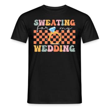 Groovy Bride Bridal Party Workout - Männer T-Shirt - Schwarz - Vorne - AI Model Male 178 light (178cm)