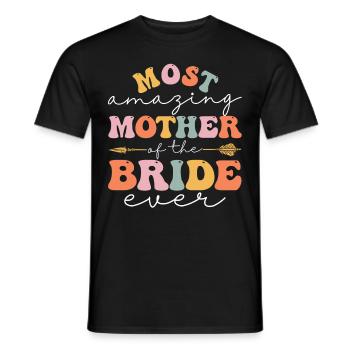 Groovy Brautparty Brautmutter - Männer T-Shirt - Schwarz - Vorne - AI Model Male 178 light (178cm)
