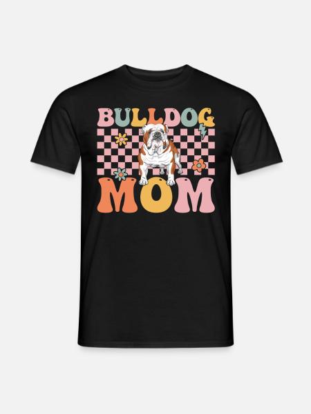 Groovy French Bulldog Lover - Men's T-Shirt - black