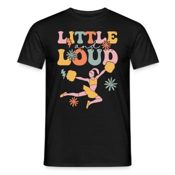 Groovy Cheerleading Cheerleader Cheer Squad - Men's T-Shirt - black - Front - AI Model Male 178 light (178cm)
